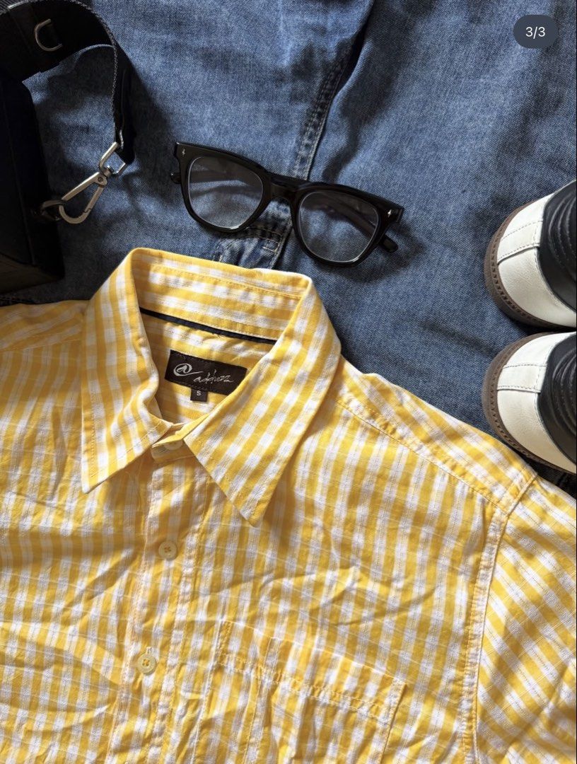 addrezz yellow boxy cropped polo (Category: Tshirts & Polo Shirts ) located in Manila. Submitted by its.mickey (Listing ID 1443685211, Image 2). Description: Width: 19.5 Length: 22 Color may vary due to lighting. MY FAV!! PERO MALIIT SA’KIN HUHU.