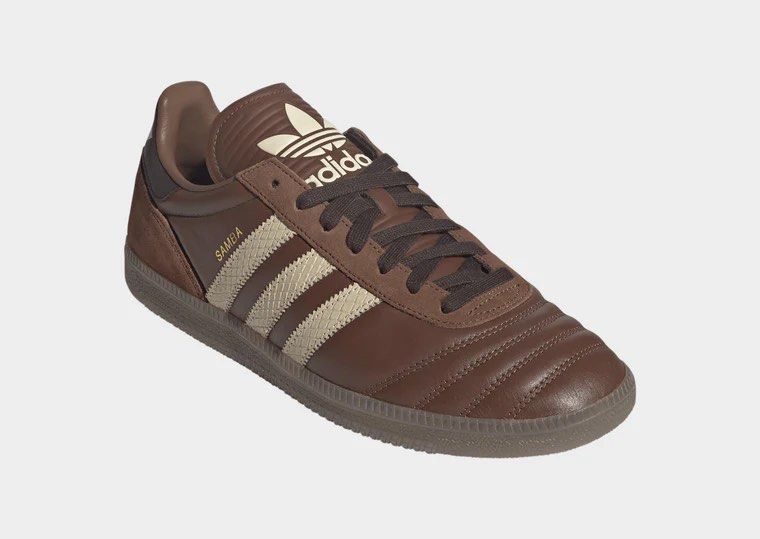Adidas originals Samba JP (Category: Sneakers) located in Bulacan. Submitted by fitloop_ph (Listing ID 1443553884, Image 2). Description: Samba originals JP Color: brown Sizes: 8-11US BRAND NEW AUTHENTIC.