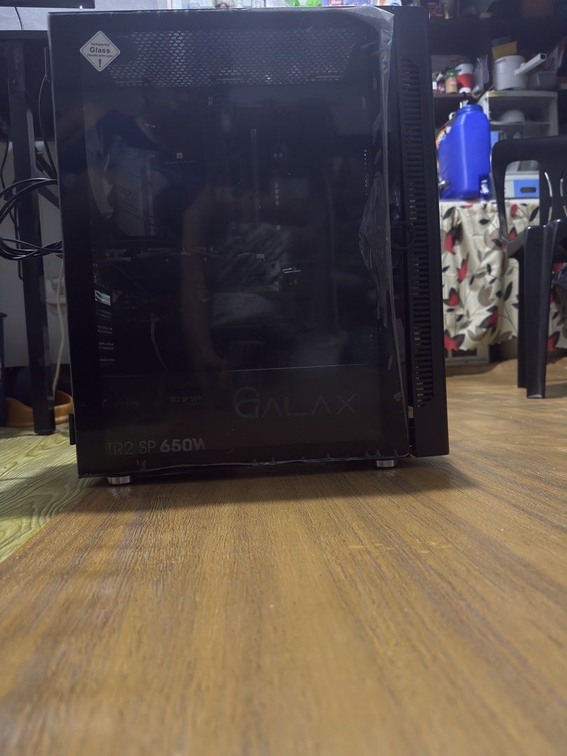 AMD Ryzen 7 5700X Gaming PC (Category: Desktops) located in Manila. Submitted by dddeybidso13588 (Listing ID 1443577401, Image 2). Description: Desktop with 24in IPS Monitor Monitor: HP 24F IPS CPU: Ryzen 7 5700x CPU Cooler: Thermalright Assassin Spirit 120 Evo Dark Motherboard: Asrock B550m Pro4 GPU: Aisurix RX580 8GB 2048SP RAM: TeamGroup T-Force Delta RGB DDR4 16GB (1x16GB) 3200MHz CL18 Storage: 256GB NVMe PSU: Thermaltake TR2 SP 650W Case: GA