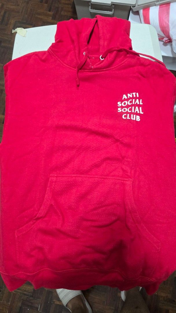 Anti Social Social Club Red Hoodie Size M (Category: Coats, Jackets and Outerwear) located in Quezon City. Submitted by stevendls (Listing ID 1443638432, Image 2). Description: Price is slightly negotiable. Fastest dealer and best price wins) - Authentic Anti Social Social Club hoodie - Iconic logo on front and back - Made in USA - 100% Cotton - Size: Medium (M) - Ideal for casual wear dimensions Length: 28 in Chest: 19in .