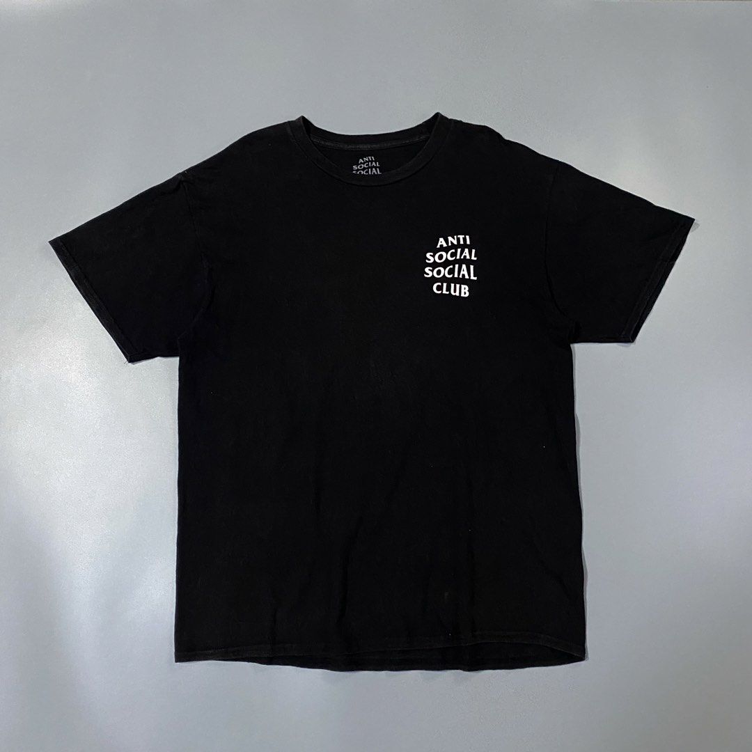 Anti Social Social Club Tee (Category: Tshirts & Polo Shirts ) located in Giporlos. Submitted by deloria_jhayr (Listing ID 1443643370, Image 1). Description: W:22 L:28 Good Condition Colorate 9/10 Issue Minimal Hairlines not visible.