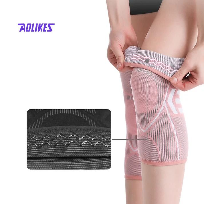 AOLIKES 7728 - Elastic Knee Sleeve for Joint Support (Category: Braces, Support & Protection) located in Manila. Submitted by abot.ph.17846 (Listing ID 1443550000, Image 2). Description: Other attributes Place of Origin: Jiangsu, China Brand Name: Aolikes Model Number: 7728 Size: M, L, XL Gender: Unisex Function: Non-Slip Type: Non-skid Function: Protection Thickness: Thin Protection class: Basic Protection.
