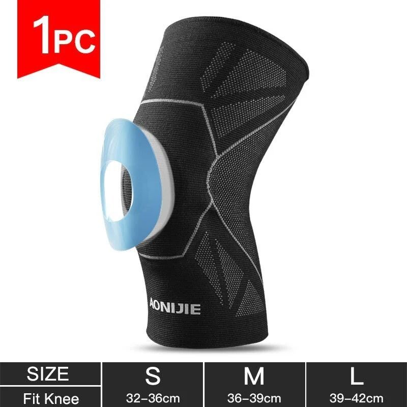 Aonijie COMPRESSION KNEE PAD (1PC) KNEE BRACE SUPPORT (LARGE) - BLACK (Category: Braces, Support & Protection) located in Manila. Submitted by abot.ph.17846 (Listing ID 1443527098, Image 2). Description: SIZES AVAILABLE: Small, Medium, Large Specification: - Brand: AONIJIE - Item: Knee Pad - Model: E4108# - Gender: Men Women - Color: Black - Material: 80% Chinlon, 18% Elastodiene Fibre, 2% Spandex - Size: S, M, L (Only One piece) S: fit 32-36cm; 