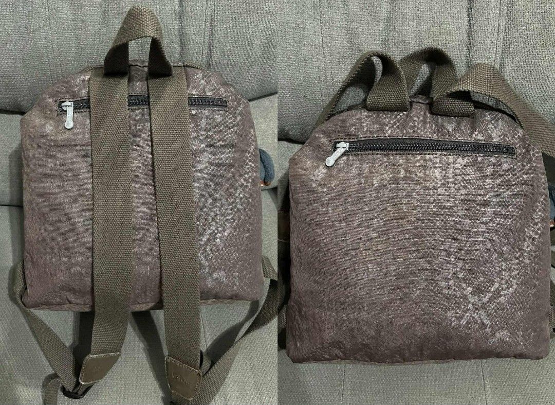 Authentic Kipling Backpack (Category: Backpacks) located in Quezon City. Submitted by luxxechic (Listing ID 1443543678, Image 2). Description: with etiketa with monkey looks new no issue actual photo posted mop: gcash.