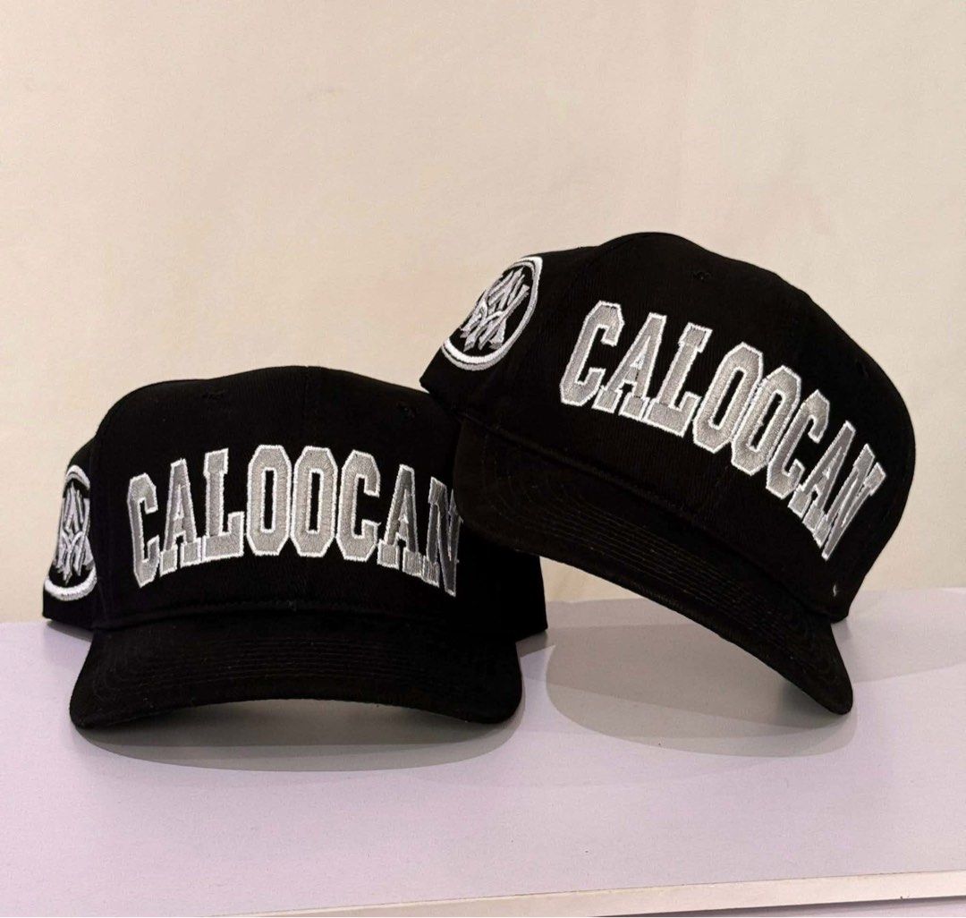 Black Snapback Caps with Embroidered City Names (Category: Caps & Hats) located in Cavite. Submitted by nancy_arosco (Listing ID 1443561228, Image 3). Description: - Black snapback caps - Embroidered city names: Taguig, Batang Baclaran, Caloocan, Pasig, Dongalo - One size fits most - Ideal for casual wear or as a souvenir.