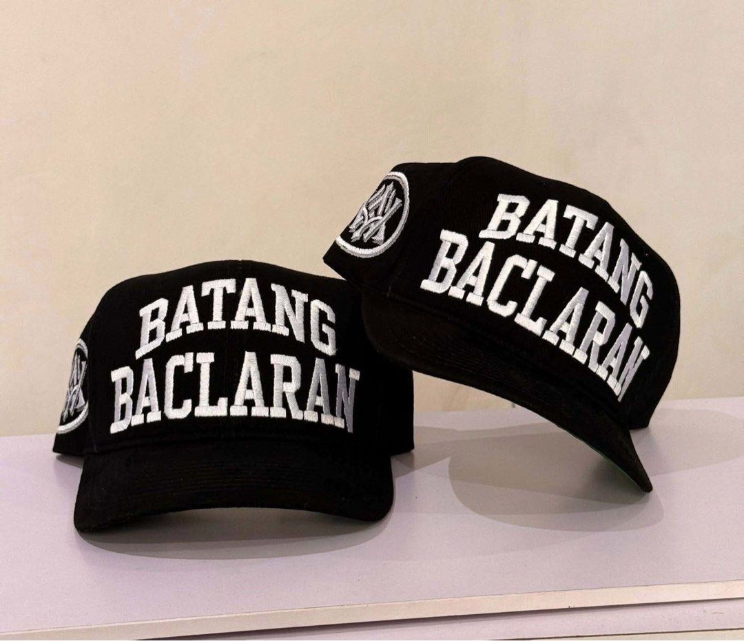Black Snapback Caps with Embroidered City Names (Category: Caps & Hats) located in Cavite. Submitted by nancy_arosco (Listing ID 1443561228, Image 2). Description: - Black snapback caps - Embroidered city names: Taguig, Batang Baclaran, Caloocan, Pasig, Dongalo - One size fits most - Ideal for casual wear or as a souvenir.