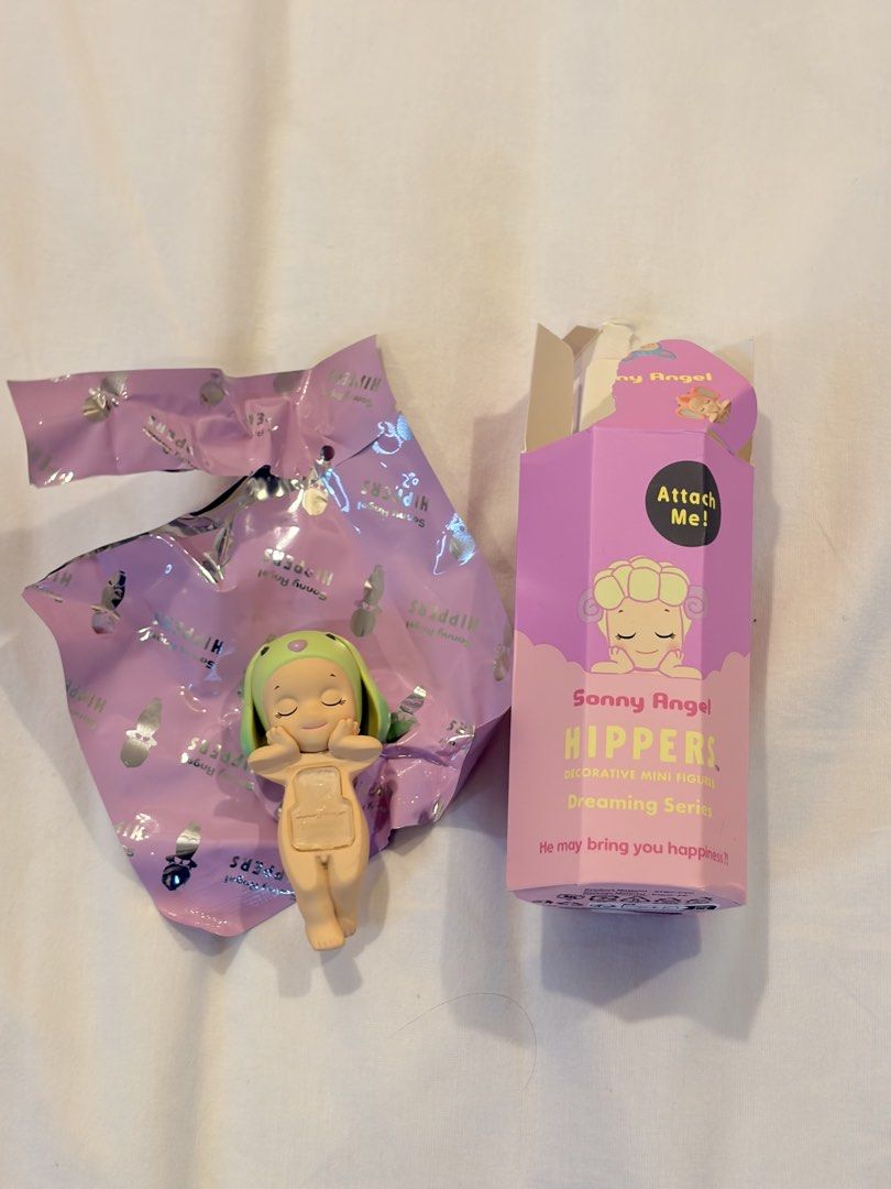 BNIB Sonny Angel dreaming hipper lop ear rabbit (Category: Designer & Blind Box Toys) located in Singapore. Submitted by coloredclouds (Listing ID 1443529316, Image 1). Description: - Sonny Angel Hippers figure - Dreaming Series BNIB and packaging lop ear rabbit.