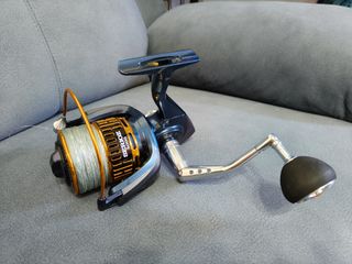 8000 spinning reel combo Penn Battle IV And Capt. Harry's CS20/25 Rod Tension:Heavy Although on the heavier waterproof fishing bag Mustad Double Back Stab