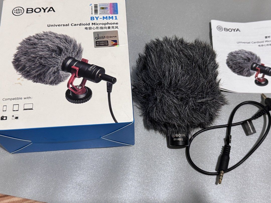 BOYA microphone (Category: Microphones) located in Makati City. Submitted by thetidyfind (Listing ID 1443616045, Image 1). Description: .