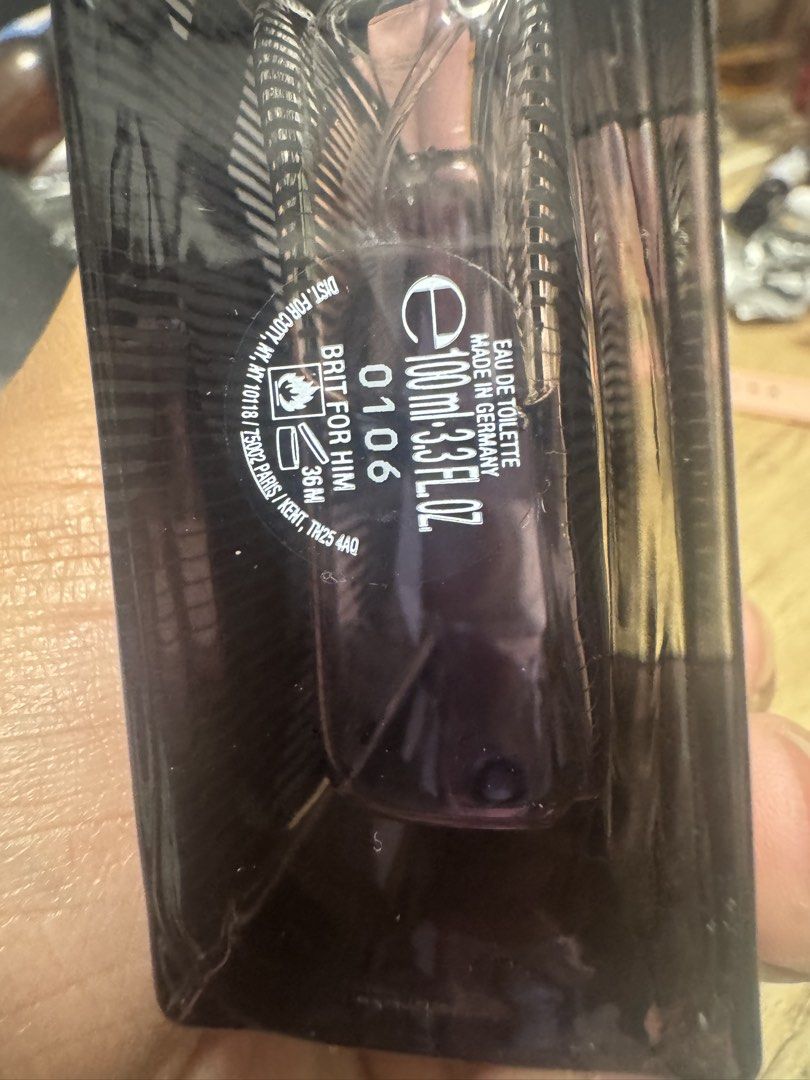 Burberry Brit For Him Eau de Toilette 100ml (Category: Fragrance & Deodorants) located in Taguig. Submitted by geestuff27 (Listing ID 1443621724, Image 2). Description: - Burberry Brit For Him EDT - 85/100ml bottle - Made in Germany - Classic, versatile scent for everyday or special occasions - Features iconic Burberry check pattern on the bottle - Selling as it's no longer needed.