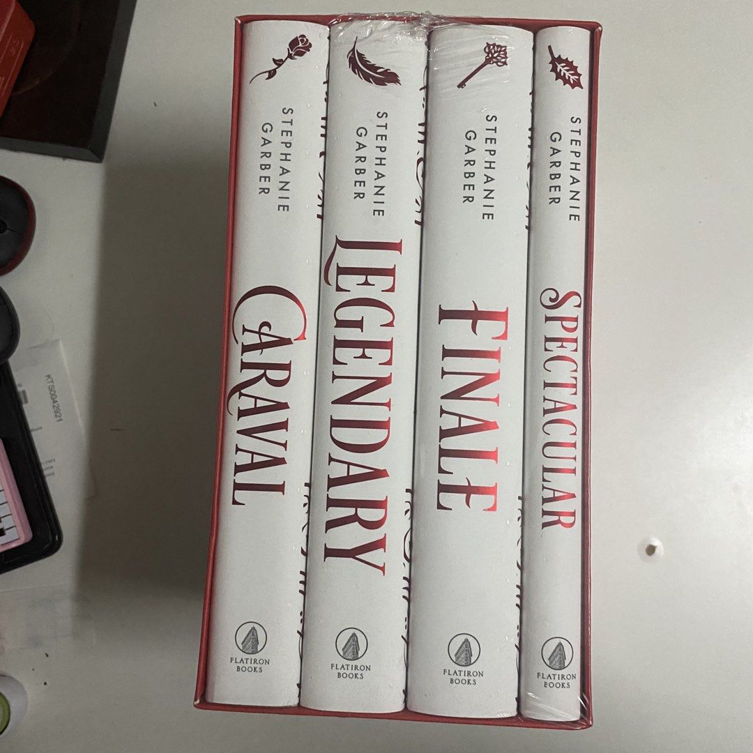 Caraval Holiday Edition Box Set by Stephanie Garber (Category: Storybooks) located in Quezon City. Submitted by abi.reads2 (Listing ID 1443649818, Image 1). Description: - Brand new - Hardcover - US Edition 💳 MOP: Bank Transfer, GCash, Maya, COD (lalamove only up to 2k, COD fee shouldered by the buyer) 🚚 MOD: J&T, Lalamove, Grab.