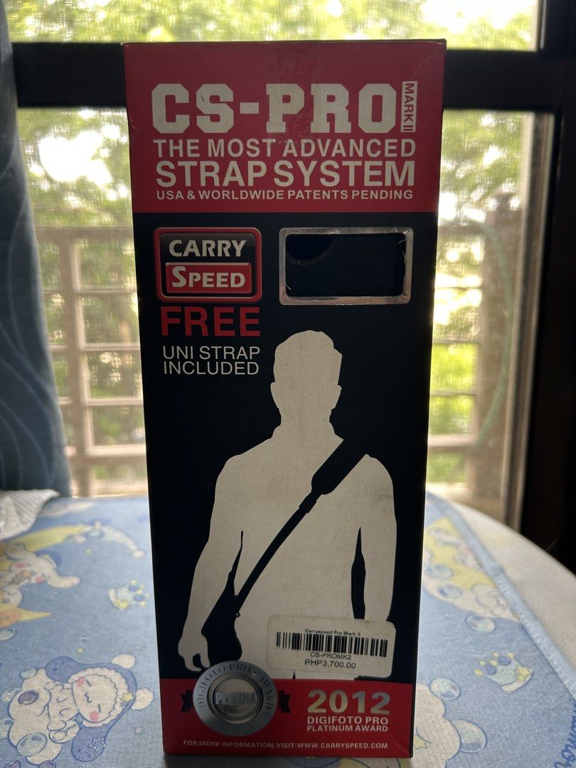 Carry Speed CS-Pro Mark II Camera Strap System (Category: Camera Bags & Carriers) located in Paranaque City. Submitted by isa.ph (Listing ID 1443546504, Image 1). Description: - Carry Speed CS-Pro Mark II: The most advanced camera strap system. - USA & worldwide patents pending. - Includes FREE Uni Strap. - Comes with a mounting plate. - Awarded Digifoto Pro Platinum Award in 2012. - Ideal for photographers..