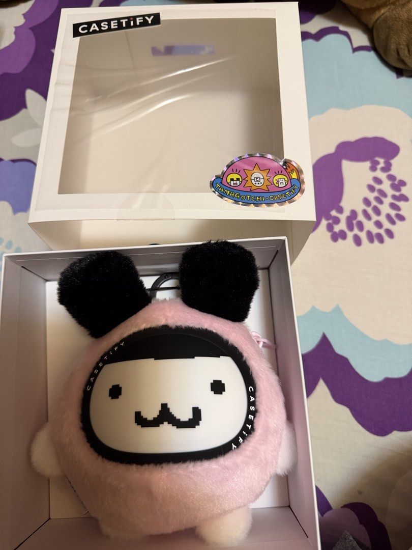 たまごっちSilicon Face Plush Earbuds Pouch CASETiFY x Tamagotchi 聯名Tamagotchi Plush Earbuds Pouch