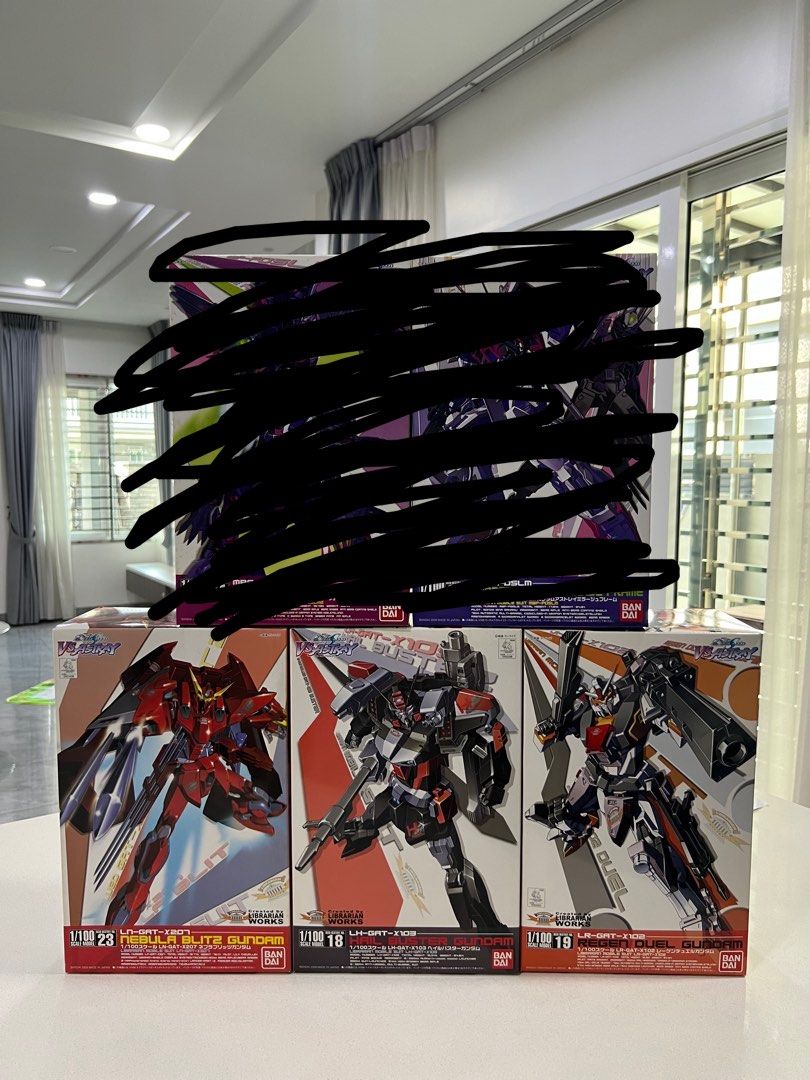 Clearing Backlogs (Category: Gundam & Model Kits) located in Jenjarom. Submitted by williamyap44 (Listing ID 1440701701, Image 2). Description: WTS - All new & Unassembled Photo 2 : TV 1/100 Librarian Works - All sold out Photo 3 : Bandai HGUC 1/144 Nightingale - RM270 Photo 4 : Pbandai MG 1/100 Gundam Astraea + Proto GN Twin Broad Blade - RM300 Cod area: Banting, Jenjarom, Bukit Tinggi, Rimbayu, Putrajaya, Kajang, Cheras, Bukit Bintang..