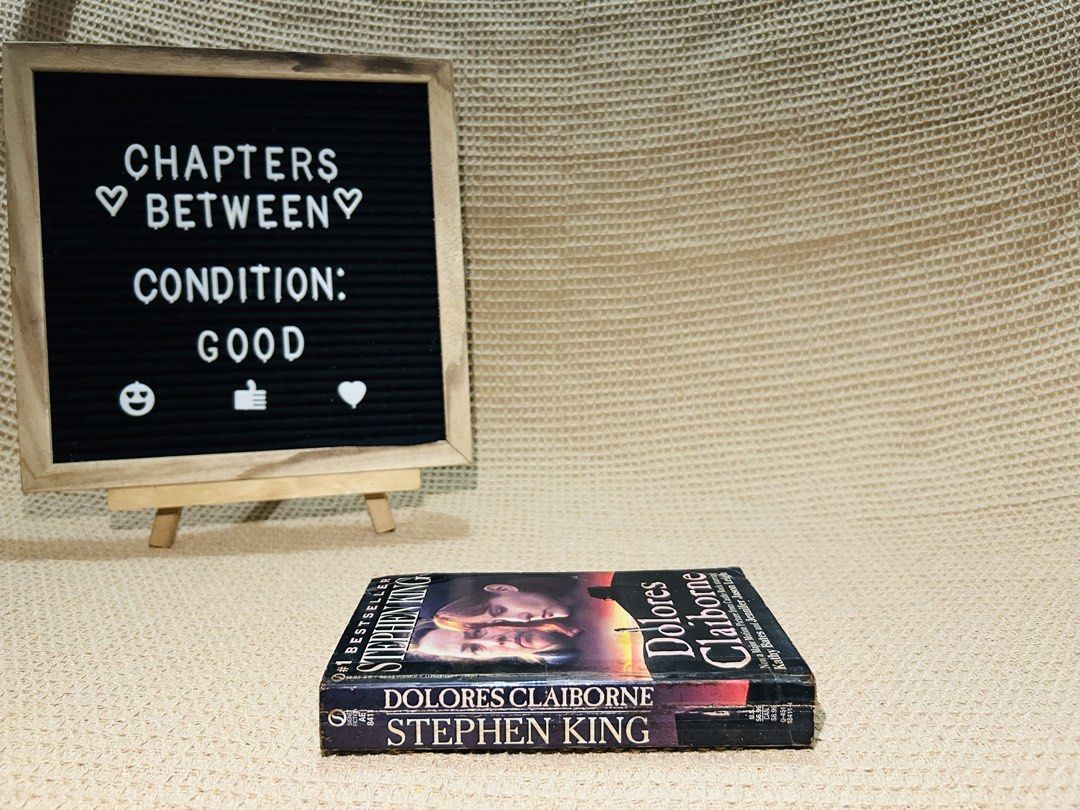 Dolores Claiborne | Stephen King (Category: Storybooks) located in Paranaque City. Submitted by chapters_between (Listing ID 1443646497, Image 3). Description: First signet printing September 1993.