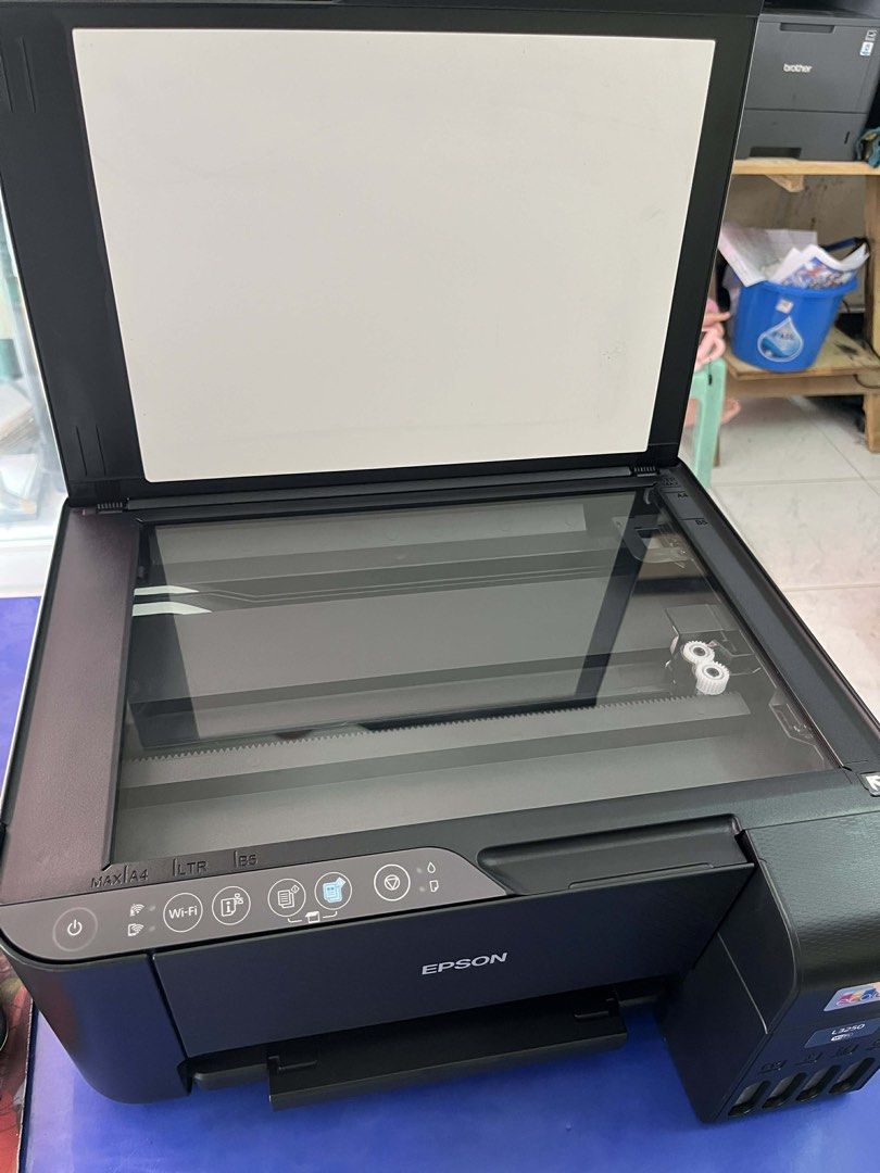EPSON L3250 4IN1 WIFI PRINTER (Category: Printers, Scanners & Copiers) located in Malolos. Submitted by swatchandslayph (Listing ID 1443565902, Image 2). Description: EPS0N L3250 4IN1 ECOTANK PRINTER ‎ 5,800 ONLY! ‎ ‎Print ‎Scan ‎Xerox Wifi Can print using any devices ‎Ready to use ‎with original ink inside ‎with USB cord & power cord ‎with 3 months service warranty Paki dala na po yung laptop if ever pick up, mayroon na pong free installation nu