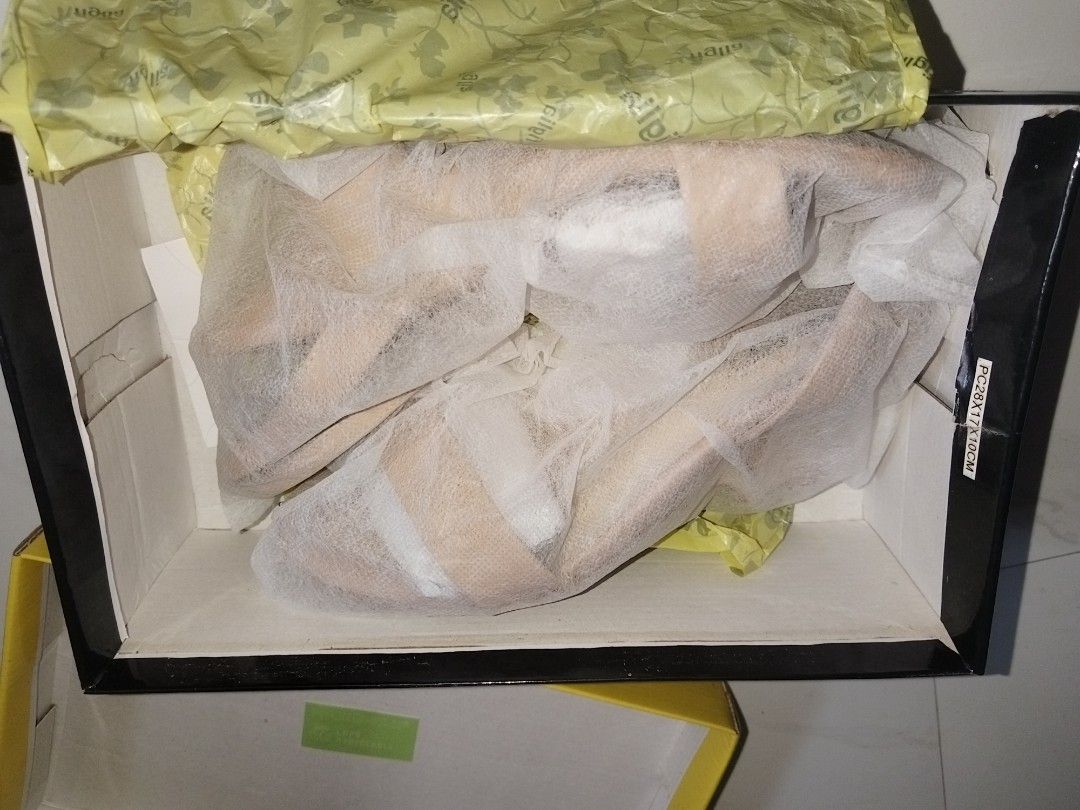 Figlia Wedge Sandals Beige Slingback Heels (Category: Heels) located in Manila. Submitted by everythingmustgo.18 (Listing ID 1443592456, Image 3). Description: - Brand: Figlia - sinukat once. Original price 1,499 but got it during their promo for 999 - Style: Slingback Wedge Sandals - Color: Beige - Features: Ankle strap with buckle closure - Heel: Wedge heel for added height - Condition: Comes with original box and packaging - Versatility: Perfe
