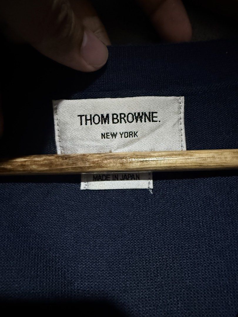 For sale authentic thom browne short sleeve (Category: Shirts) located in Taguig. Submitted by thasmallph (Listing ID 1443680165, Image 2). Description: Authentic legit Excellent condition No issue Size 1 small to medium Dimensions Width 18 Length 23 .