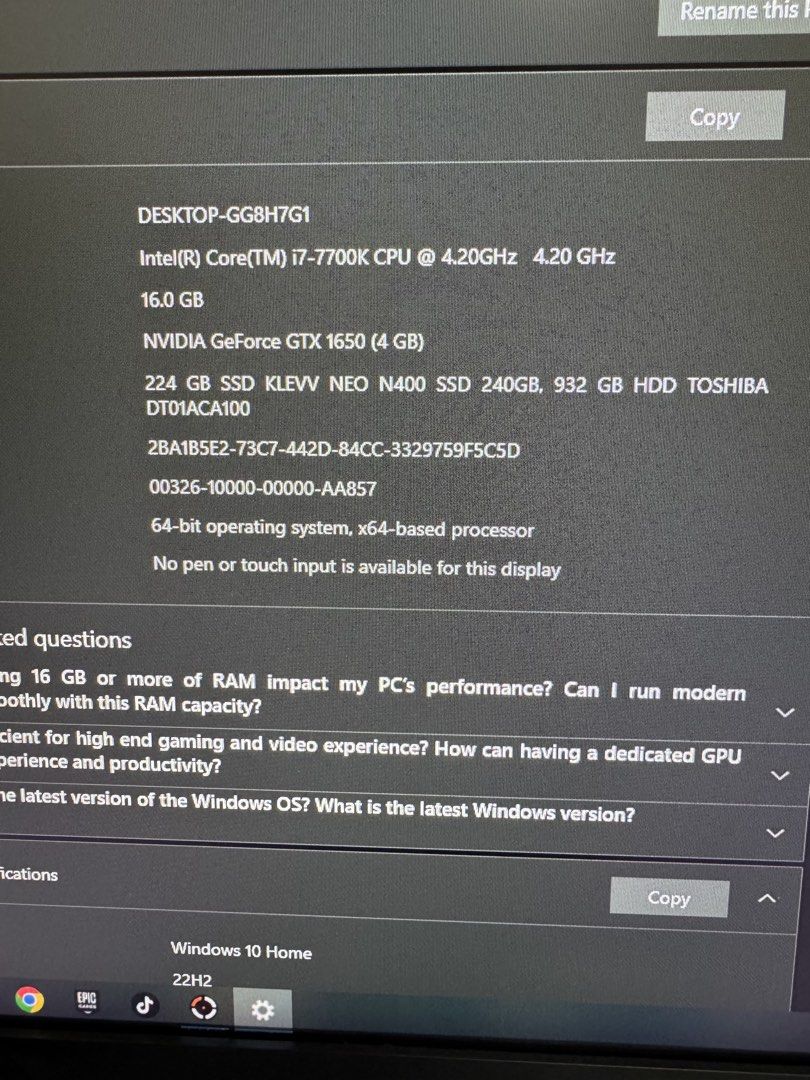 Gaming PC483766172868290562