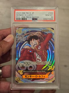 2025 One Piece JP Monkey D. Luffy PSA 10 Gem MT Card, Toys