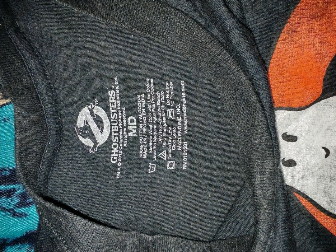 Ghostbusters T-Shirt MD (Category: Tshirts & Polo Shirts ) located in Calauan. Submitted by beatscoco (Listing ID 1443589021, Image 3). Description: - Classic Ghostbusters t-shirt - Features iconic ghost logo and text - Made from 100% cotton - Tag size: Medium (MD) - Ideal for any Ghostbusters movie fan -Print Tag -Plus ship.
