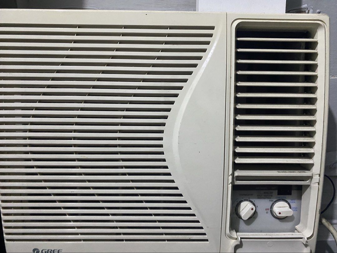 Gree aircon window type 1hp (Category: Air Conditioning and Heating) located in Manila. Submitted by owell0605 (Listing ID 1443617980, Image 2). Description: Gree window type 1hp aircon Cooling function works properly Compressor is in good condition Issue: The swing is not working Airflow direction can still be adjusted manually rfs: will upgrade to higher hp.
