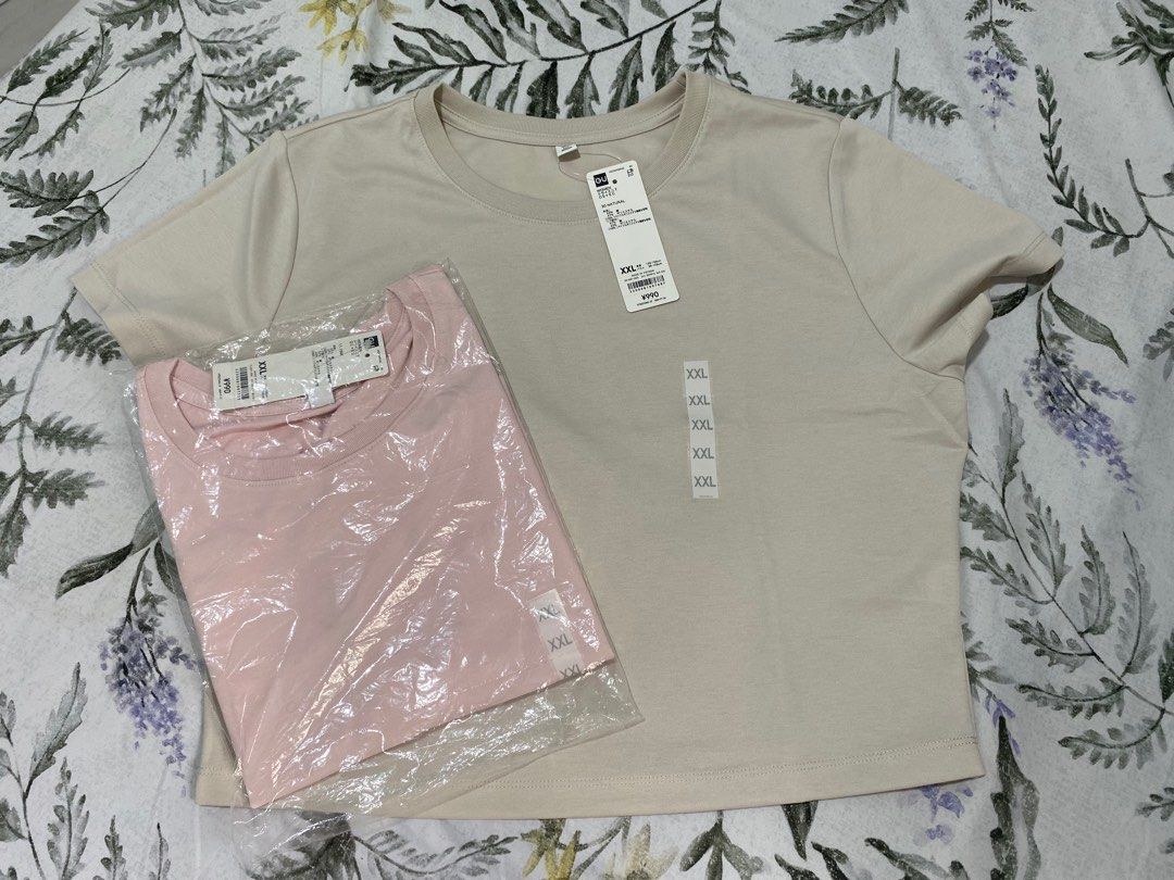 GU tshirt (Category: Shirts) located in Batangas. Submitted by decluttery0908 (Listing ID 1443532519, Image 1). Description: TO SAVE TIME and REPETITION, inquiries covered by this listing will go UNANSWERED. PLEASE READ BEFORE ASKING. Make reading a habit. GU Dry Mini Tshirt P550 each FIRM or Take BOTH for 1K + sf Size: XXL Colors: Pink | Natural Bnew with tag Super ganda (bagay sa pinas weather dahil presko ang tela, madali matuyo pag nilabhan) 