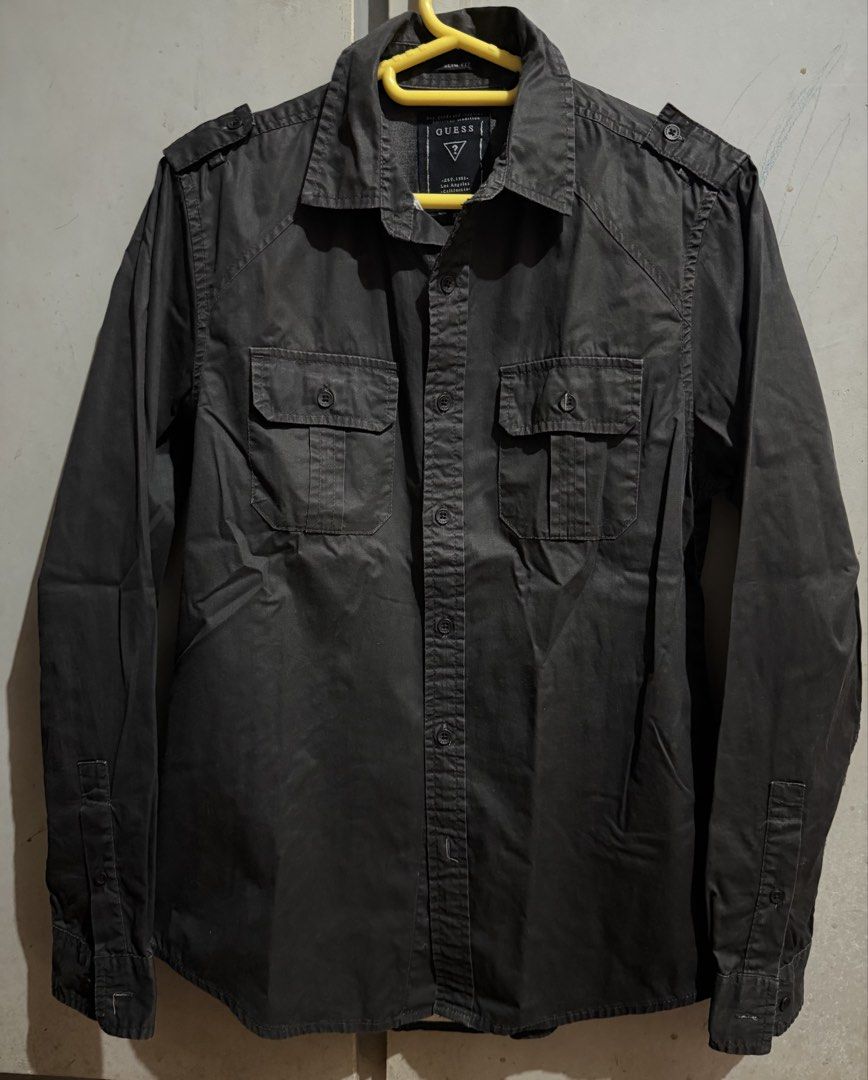 Guess Men's Long Sleeve Button Up Shirt (Category: Tshirts & Polo Shirts ) located in Cebu City. Submitted by k3nn4 (Listing ID 1443678766, Image 1). Description: Guess Long Sleeve Polo XS Size (Slim fit) Only used a few times, still good as new Can do meetups at Ramos or delivery through Maxim/Lalamove PM for more details.