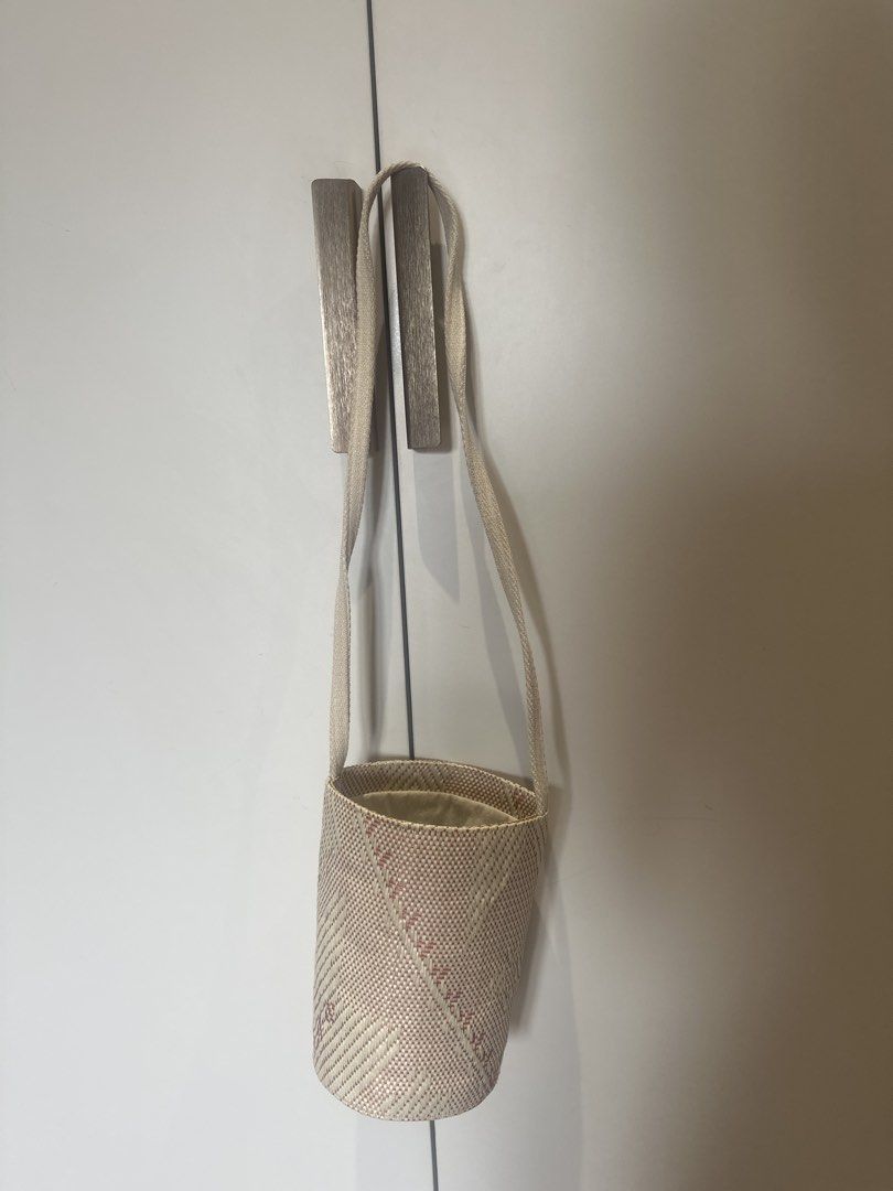 Halohalo Bote Bag (Category: Beach Bags) located in Muntinlupa City. Submitted by stuffbya (Listing ID 1443515410, Image 1). Description: - Cute woven bucket bag - Secure drawstring closure inside - Versatile neutral colors, easy to match - Ideal size for daily essentials and everyday use.
