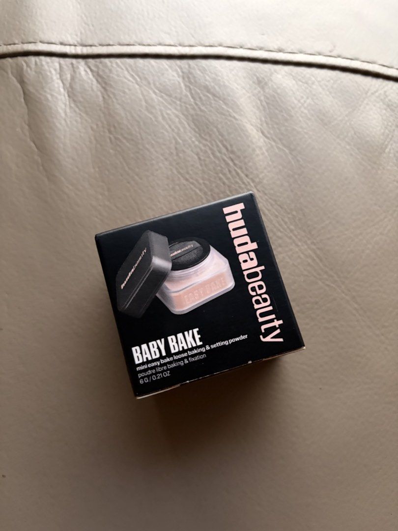 Ube Birthday Cake Huda Beauty Mini Easy Bake Loose Baking & Setting Powder Baby Bake (Category: Makeup) located in San Juan City. Submitted by kiwimomax (Listing ID 1443611322, Image 1). Description: Unopened & authentic from sephora Huda Beauty Easy Bake Loose Baking & Setting Powder - Shade: Baby Bake - Size: Mini/Travel (6g) - Ideal for baking and setting makeup - Achieve a flawless finish - Compact and portable for on-the-go touch-ups.