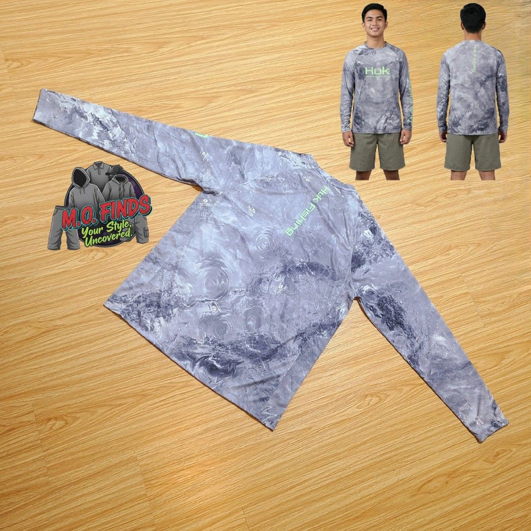 Huk Performance Fishing Long Sleeve Shirt Mossy Oak Camo (Category: Activewear) located in Quezon City. Submitted by mofinds.ph (Listing ID 1443628651, Image 2). Description: BRAND NEW! Size: Medium Dimes: 22x28 MOP: BPI DELIVER: LALAMOVE OR J&T MEETUP/PICKUP: Victoria Tower D, Mother Ignacia Ave., Brgy. Paligsahan, Diliman, Quezon City.