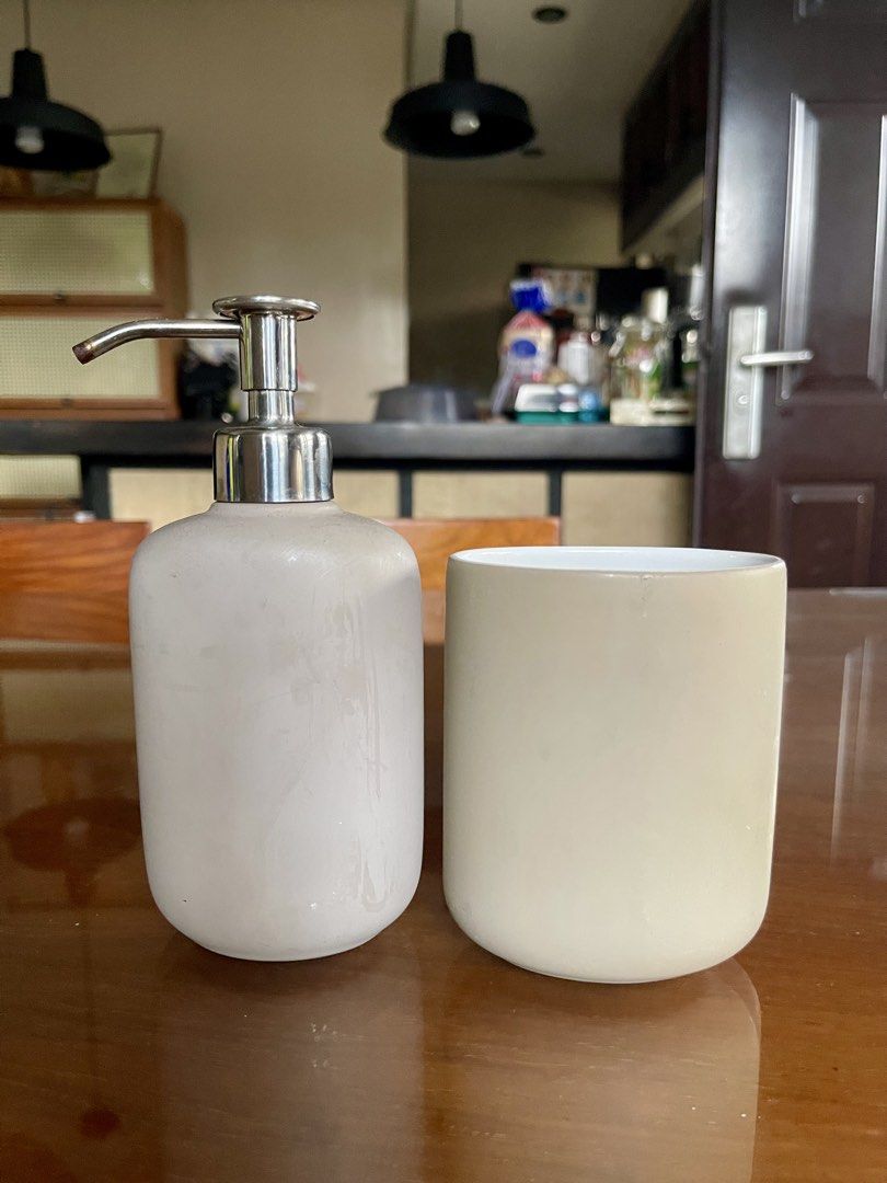 IKEA EKOLN Soap Dispenser & Toothbrush Holder (Category: Bathroom & Kitchen Fixtures) located in Marikina City. Submitted by krgcom (Listing ID 1443577343, Image 2). Description: .