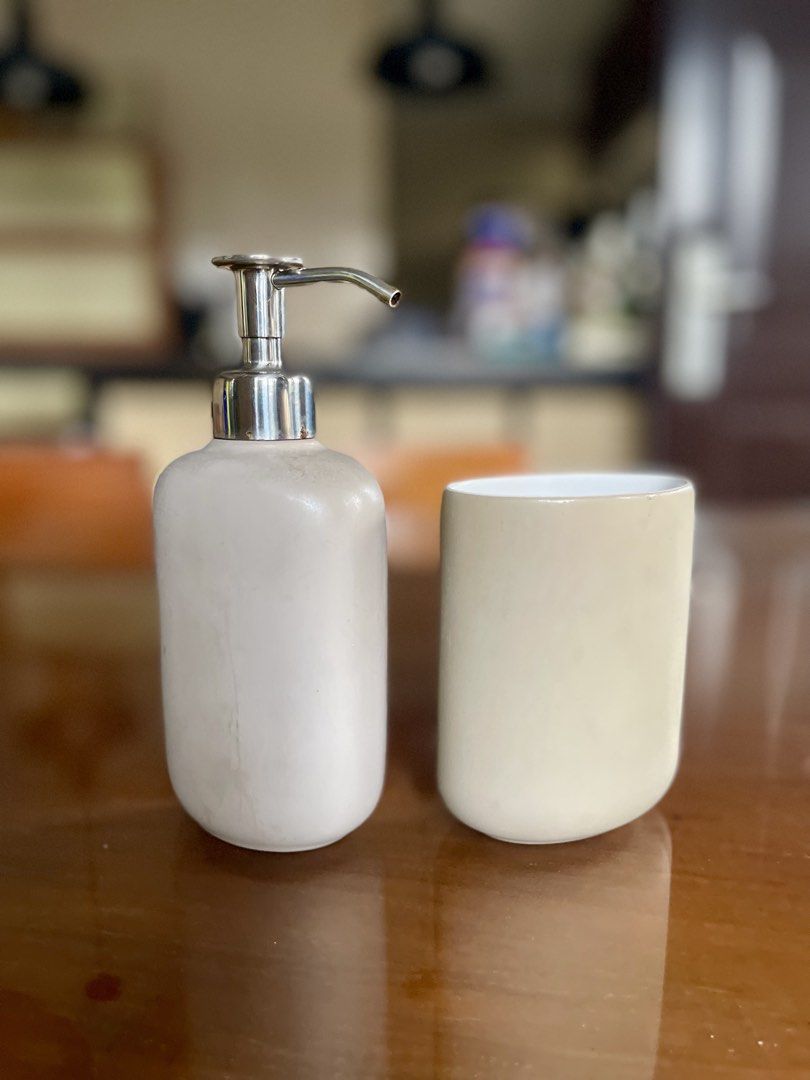 IKEA EKOLN Soap Dispenser & Toothbrush Holder (Category: Bathroom & Kitchen Fixtures) located in Marikina City. Submitted by krgcom (Listing ID 1443577343, Image 1). Description: .