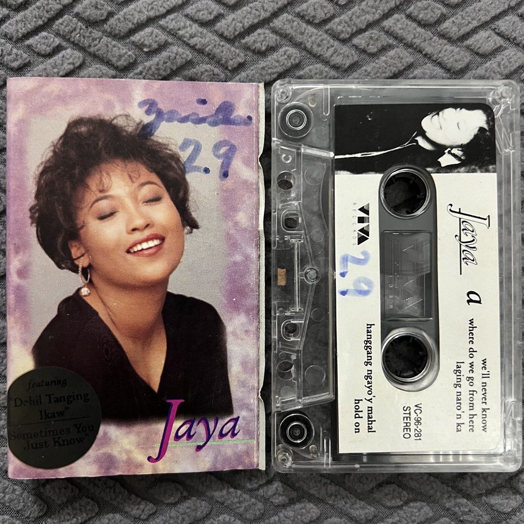 Jaya - Self Titled (Cassette Tape) (Category: CDs & DVDs) located in Caloocan City. Submitted by thelittlejewelcase (Listing ID 1443685514, Image 1). Description: with penmarks ‼️.