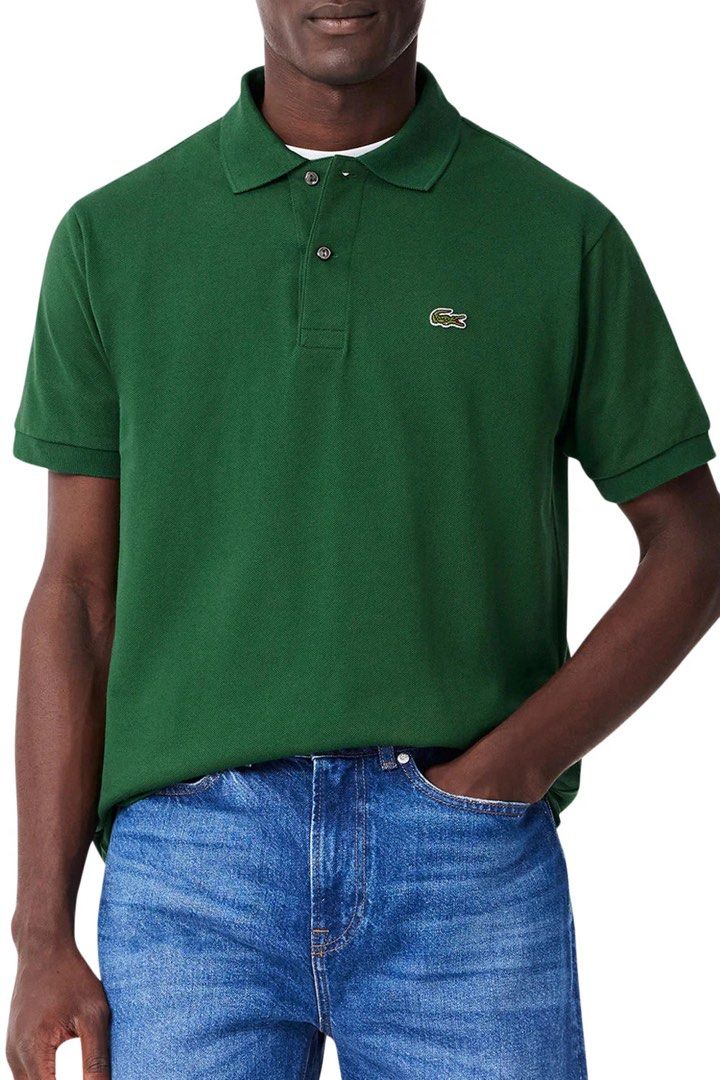 Lacoste Green Polo Shirt (Category: Tshirts & Polo Shirts ) located in Manila. Submitted by collect__ph (Listing ID 1437282648, Image 1). Description: - Authentic Lacoste polo shirt - Vibrant green color - Features the iconic crocodile logo - Collared neckline with button-up closure - Standard fit - Comfortable fabric - Perfect for casual wear - Dimes : 28” x 23” .