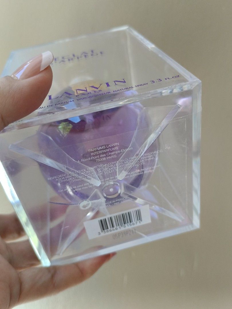 Lanvin Eau de Parfum Natural Spray 3.3 fl oz (Category: Fragrance & Deodorants) located in Catbalogan. Submitted by dayengolver (Listing ID 1443528962, Image 2). Description: 💯 Authentic, searchable code US 🇺🇲 bought.