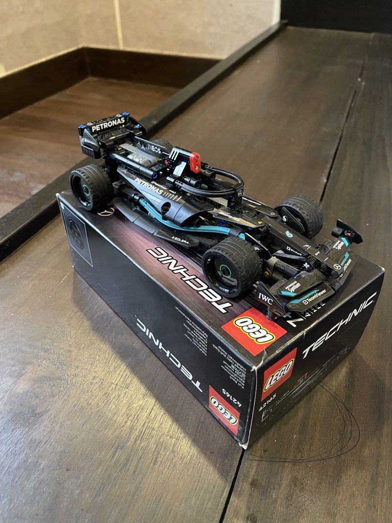 Lego Technic Speed Champions Mercedes W14 (Category: Lego & Building Sets) located in Quezon City. Submitted by nikes.closetfinds (Listing ID 1443653185, Image 1). Description: Selling my Lego Technic Speed Champions Mercedes-AMG GF1 W14 E-Performance Pull-back for ₱750! - Already built - A little dusty can be cleaned 📍 Meet-up: Commonwealth/Katipunan Area 🚚 Shipping available via Lalamove or Grab (buyer pays) 💳 GCash / Maya / Bank transfer rf