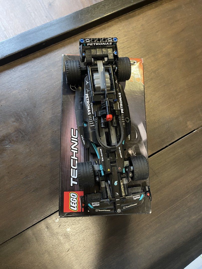 Lego Technic Speed Champions Mercedes W14 (Category: Lego & Building Sets) located in Quezon City. Submitted by nikes.closetfinds (Listing ID 1443653185, Image 2). Description: Selling my Lego Technic Speed Champions Mercedes-AMG GF1 W14 E-Performance Pull-back for ₱750! - Already built - A little dusty can be cleaned 📍 Meet-up: Commonwealth/Katipunan Area 🚚 Shipping available via Lalamove or Grab (buyer pays) 💳 GCash / Maya / Bank transfer rf