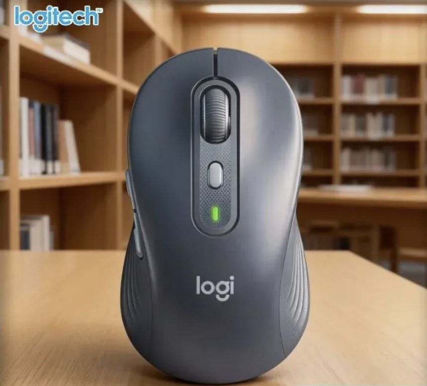 Logitech Dark Grey Wireless Mouse M650483766724178759680