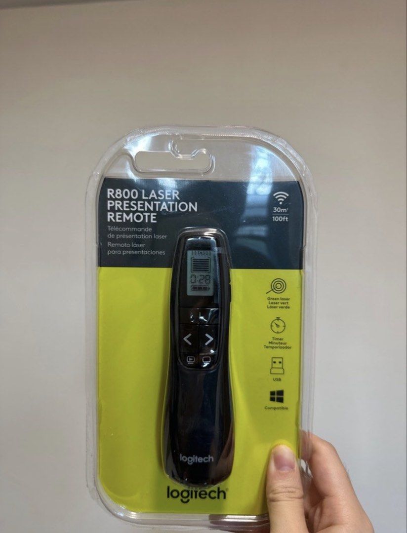 Logitech R800 Laser Presentation Remote483766261389076480