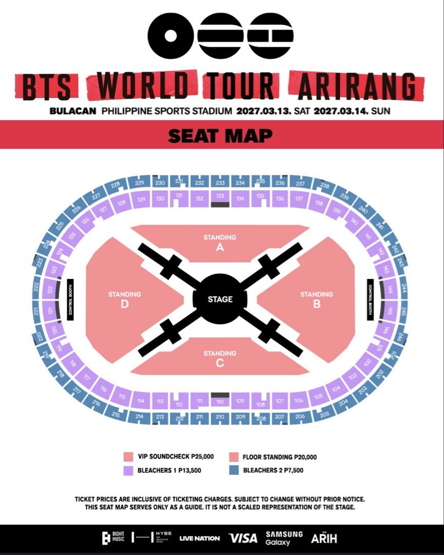 WTB LFS 1 BTS World Tour Arirang Bulacan Concert Ticket (Category: Announcements) located in Cebu City. Submitted by krishiadeclutters (Listing ID 1443699309, Image 2). Description: Looking for 1 ticket. Please message only if you meet the ff: - Female seller - Based in Cebu - Also attending the concert and flying from Cebu - Must enter the venue with me - Payment must be on the day of the concert - No to overpriced Include: - Section and seat de