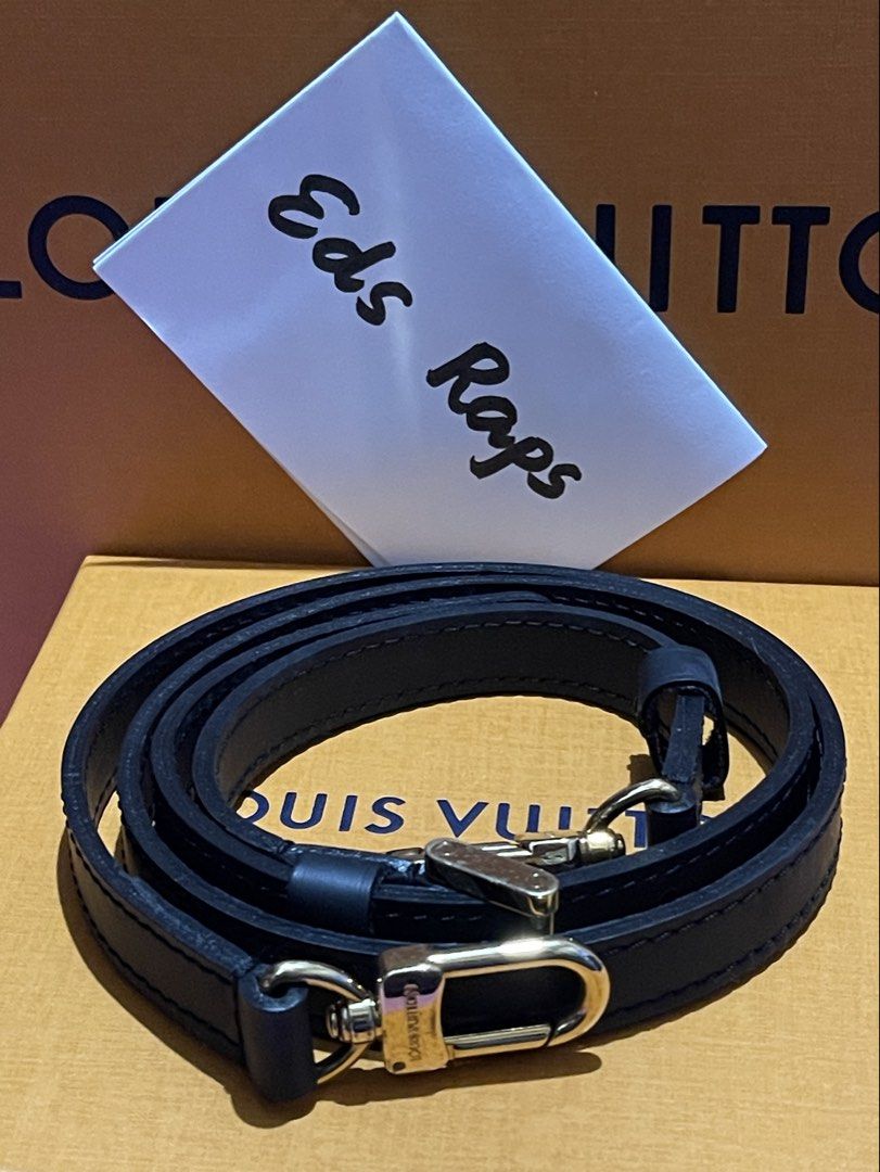 Louis Vuitton Bag Strap Black leather (Category: Luxury Bags & Wallets) located in Puerto Princesa. Submitted by eds.raps (Listing ID 1443531780, Image 1). Description: Onhand Black leather strap for handbags Open for layaway max 3 mos. Used few times but like new Buyer pays shipping fee.