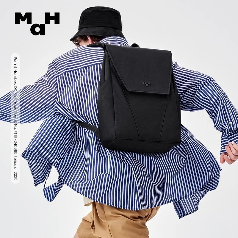 MaH 1912 Young Backpack Waterproof Protection Black (Category: Backpacks) located in Manila. Submitted by patty_2021 (Listing ID 1443676721, Image 1). Description: - Brand: MaH - Model: 1912 Young Backpack - Color: Black - Size: 410*300*135mm - Features: Waterproof protection - Capacity: Fits 15.6 Inch Laptop, A4 Paper, Phone, Water bottle, Umbrella, iPad - Design: Sleek, modern flap-over design - Comfort: 1cm high-density sponge layer shoulder s