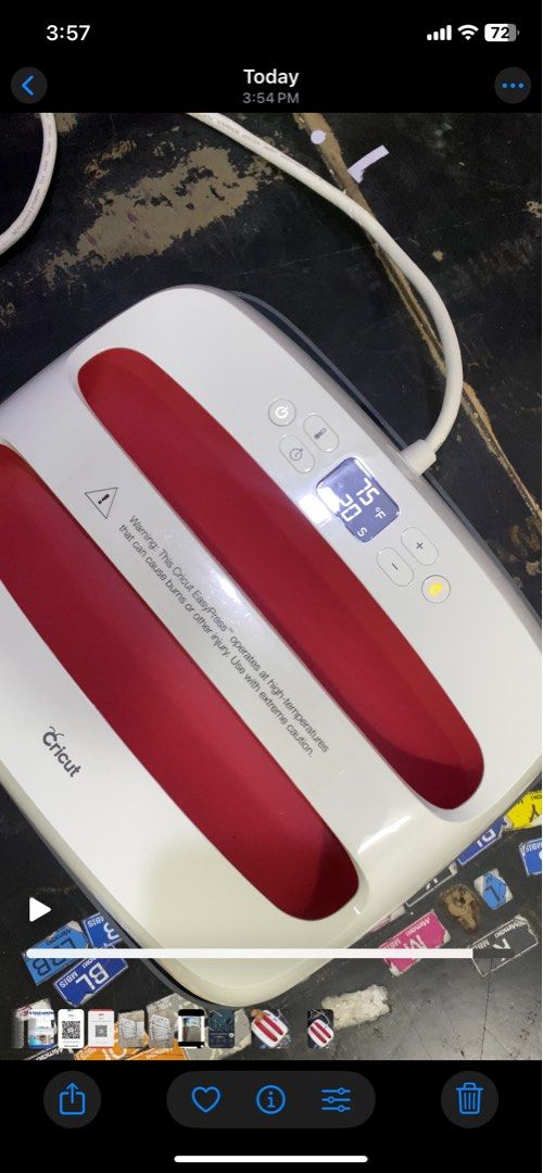 Mini heat press and cricut press package (Category: Craft Supplies & Tools) located in Angeles City. Submitted by leikir09 (Listing ID 1443674294, Image 2). Description: Package get all hnd po nggamit wala na akong time..galing usa ung mini heat press hnd p n uunboxing new p sya.