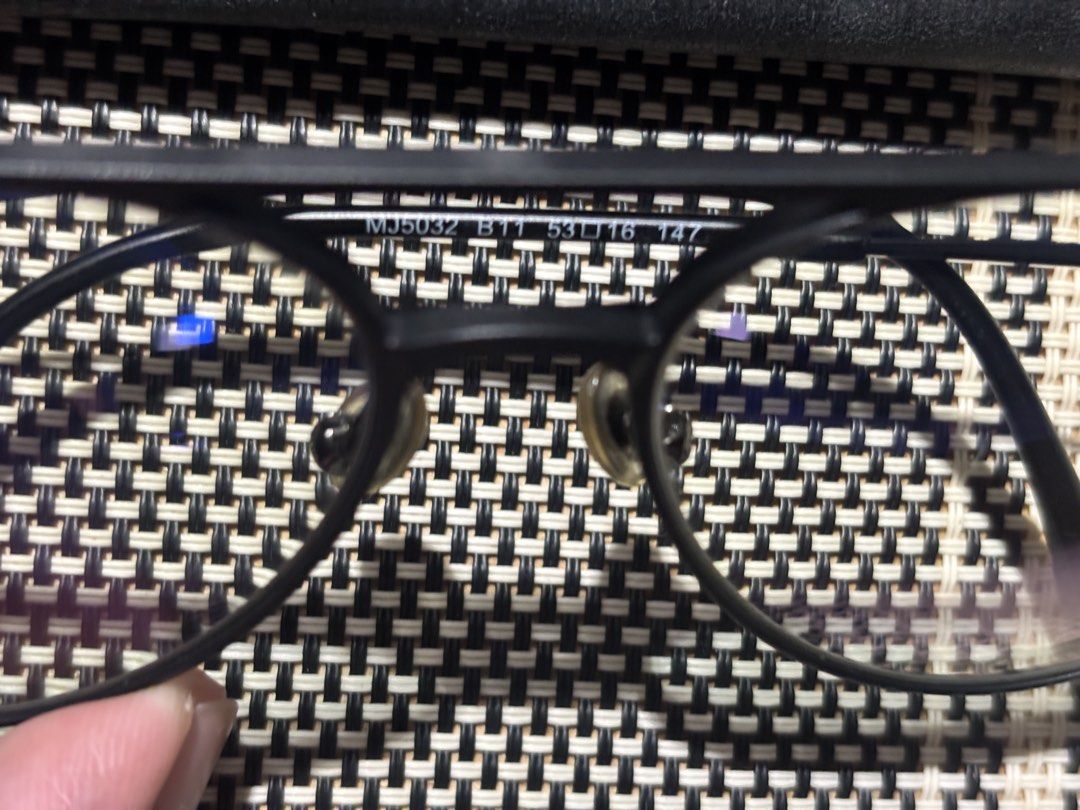 Molsion MJ5032 Eyeglasses Frame (Category: Vision Care) located in Mandaluyong City. Submitted by ipau888 (Listing ID 1443537894, Image 2). Description: - Brand: Molsion - Model: MJ5032 B11 - Style: Classic Aviator - Color: Black - Lens Size: 53mm - Bridge Width: 18mm - Temple Length: 147mm - Ideal for prescription lenses - Includes original Molsion case and cleaning cloth.