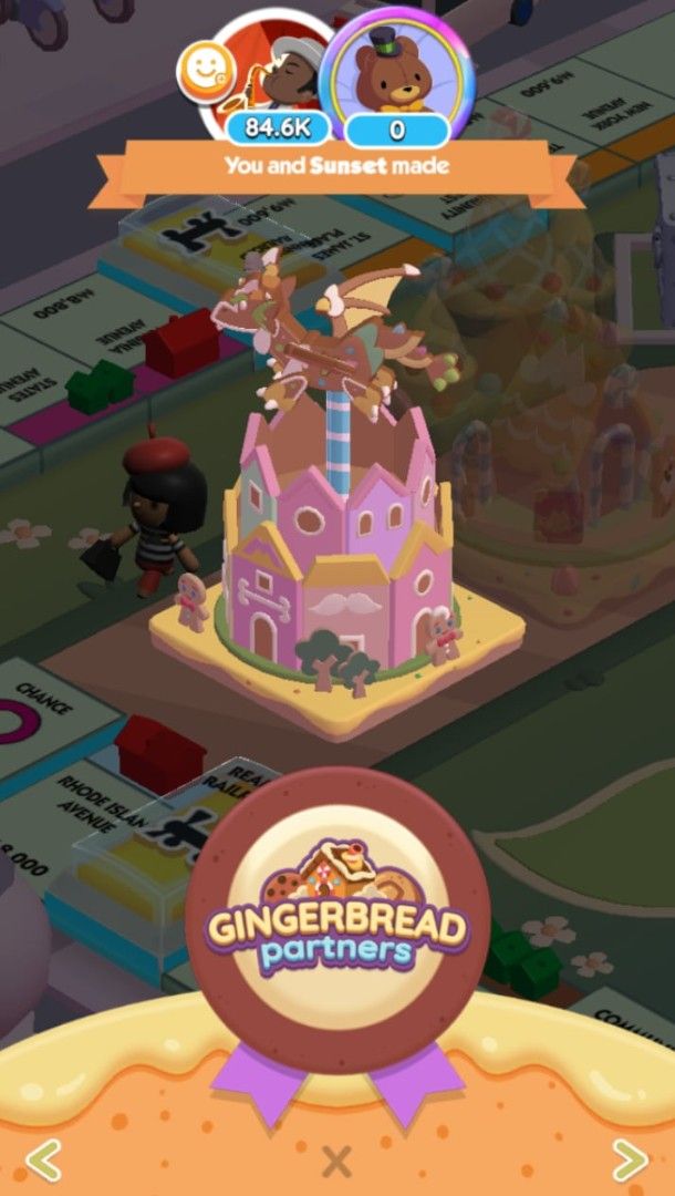Monopoly GO! Gingerbread Partners Building - Limited Edition (Category: Board Games & Puzzles) located in Quezon City. Submitted by shinpeix (Listing ID 1443513097, Image 2). Description: Partners Event Full Carry Slots 80k full contribution .