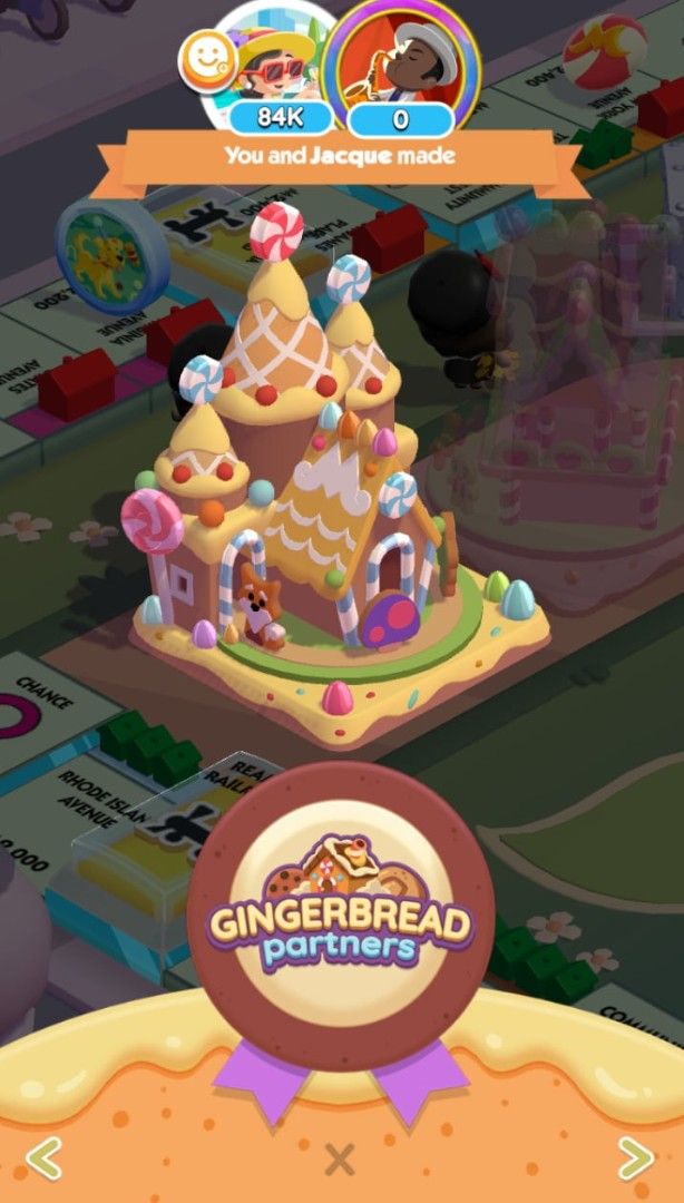 Monopoly GO! Gingerbread Partners Building - Limited Edition (Category: Board Games & Puzzles) located in Quezon City. Submitted by shinpeix (Listing ID 1443513097, Image 3). Description: Partners Event Full Carry Slots 80k full contribution .