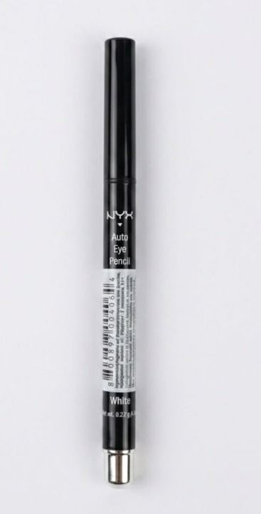 NYX Auto Eye Pencil - White (Category: Makeup) located in Manila. Submitted by memorylanestore (Listing ID 1443567474, Image 1). Description: NYX Cosmetics Auto Eyeliner Pencil has a mechanical pencil action that means you never need to sharpen this pencil. Now you can easily draw a perfect line that lasts all day without having to manhandle your eyelids..