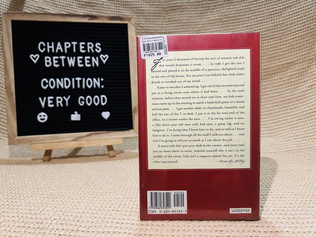 On Writing | Stephen King (Category: Storybooks) located in Paranaque City. Submitted by chapters_between (Listing ID 1443645017, Image 2). Description: .