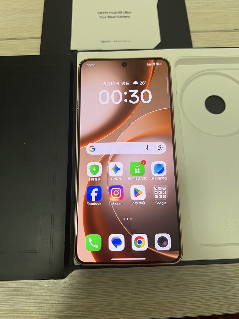 OPPO Find X9 Ultra 512gb香港行貨全套完美, 手提電話, 手機, Android